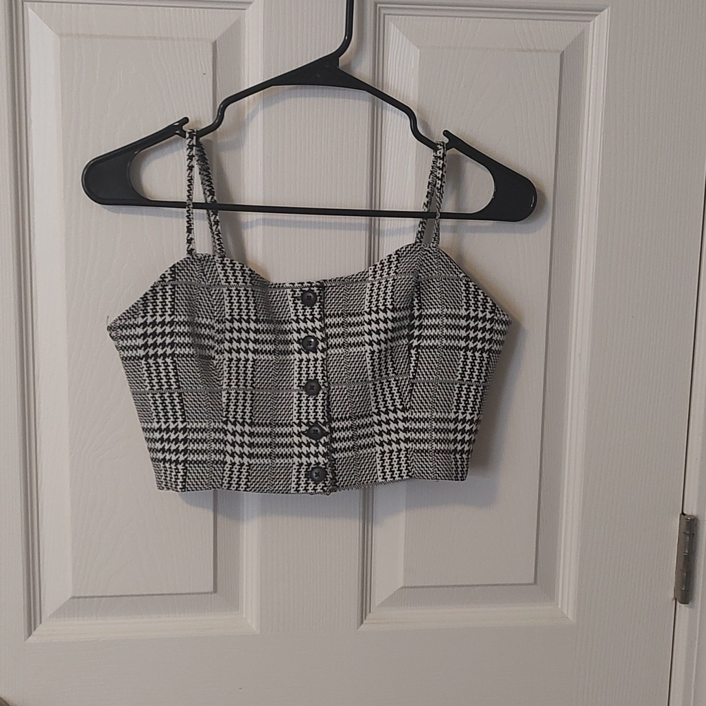 NWT Forever 21 Woven Cropped